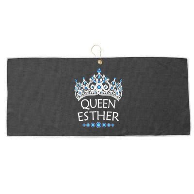 Purim Costume Queen Esther Humorous Jewish Costume Large Microfiber Waffle Golf Towel