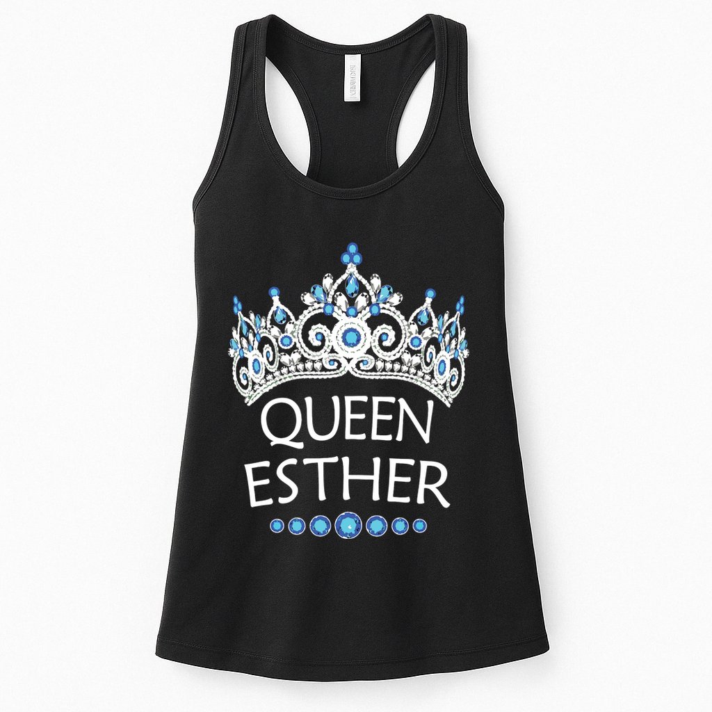 Purim Costume Queen Esther Humorous Jewish Costume Womens Tank Top