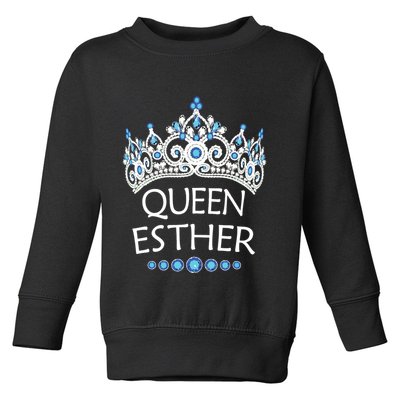 Purim Costume Queen Esther Humorous Jewish Costume Toddler Sweatshirt