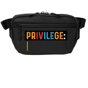 Privilege Civil Rights Tee Equality Tank Crossbody Pack