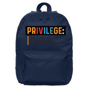 Privilege Civil Rights Tee Equality Tank 16 in Basic Backpack