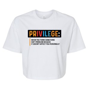 Privilege Civil Rights Tee Equality Tank Bella+Canvas Jersey Crop Tee