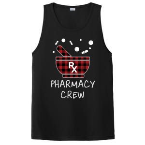 Pharmacy Crew Red Plaid Pharmacist Bowl Pills Christmas Gift PosiCharge Competitor Tank