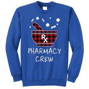 Pharmacy Crew Red Plaid Pharmacist Bowl Pills Christmas Gift Sweatshirt