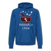 Pharmacy Crew Red Plaid Pharmacist Bowl Pills Christmas Gift Premium Hoodie