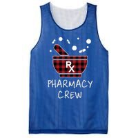 Pharmacy Crew Red Plaid Pharmacist Bowl Pills Christmas Gift Mesh Reversible Basketball Jersey Tank