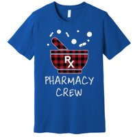 Pharmacy Crew Red Plaid Pharmacist Bowl Pills Christmas Gift Premium T-Shirt