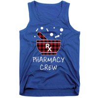 Pharmacy Crew Red Plaid Pharmacist Bowl Pills Christmas Gift Tank Top