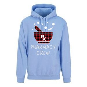 Pharmacy Crew Red Plaid Pharmacist Bowl Pills Christmas Gift Unisex Surf Hoodie