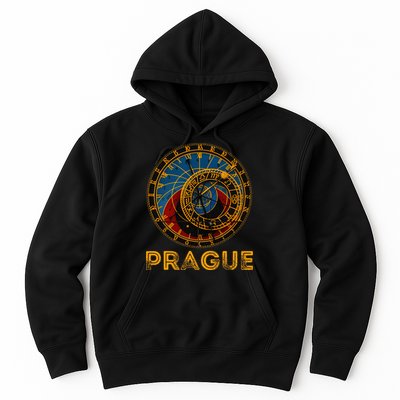 Prague Czech Republic Souvenir Astronomical Clock Prague Hoodie