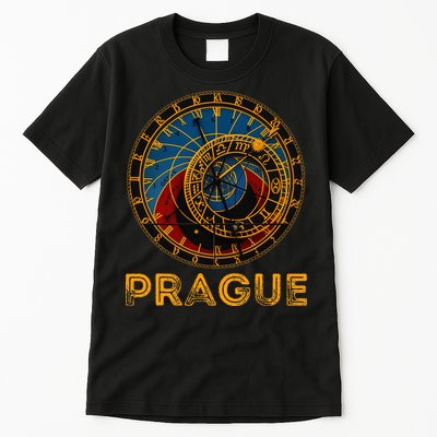 Prague Czech Republic Souvenir Astronomical Clock Prague Tall T-Shirt