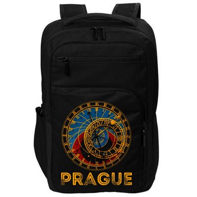 Prague Czech Republic Souvenir Astronomical Clock Prague Impact Tech Backpack