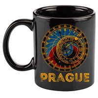 Prague Czech Republic Souvenir Astronomical Clock Prague 11oz C Handle Ceramic Mug