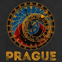 Prague Czech Republic Souvenir Astronomical Clock Prague 11oz C Handle Ceramic Mug