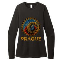 Prague Czech Republic Souvenir Astronomical Clock Prague Womens CVC Long Sleeve Shirt