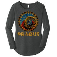 Prague Czech Republic Souvenir Astronomical Clock Prague Women's Perfect Tri Tunic Long Sleeve Shirt