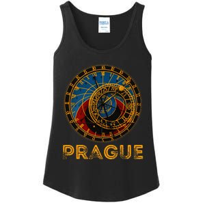 Prague Czech Republic Souvenir Astronomical Clock Prague Ladies Essential Tank