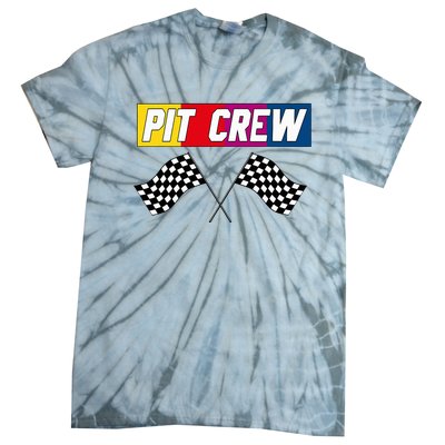 Pit Crew Race Car Hosting Parties Tie-Dye T-Shirt