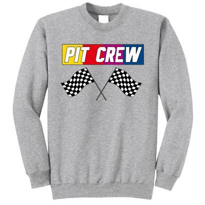 Pit Crew Race Car Hosting Parties Tall Sweatshirt