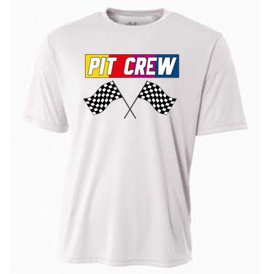 Pit Crew Race Car Hosting Parties Cooling Performance Crew T-Shirt