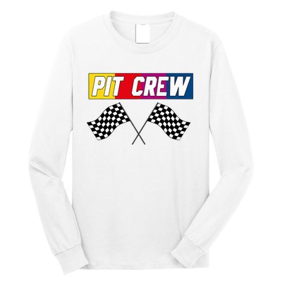 Pit Crew Race Car Hosting Parties Long Sleeve Shirt