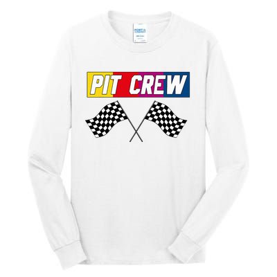 Pit Crew Race Car Hosting Parties Tall Long Sleeve T-Shirt