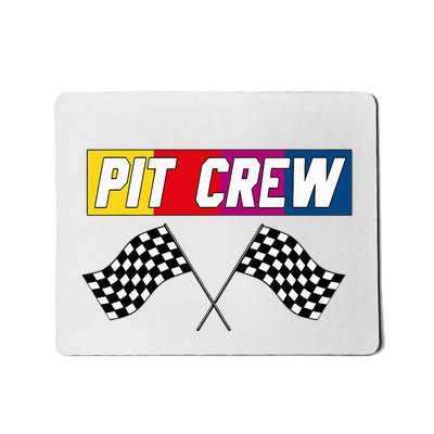 Pit Crew Race Car Hosting Parties Mousepad