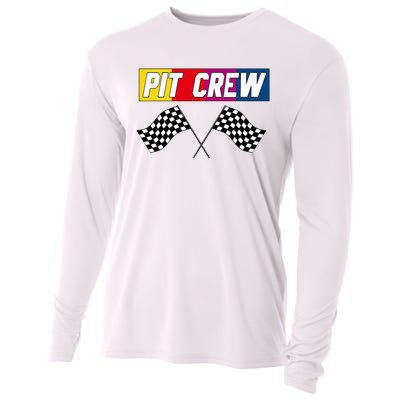 Pit Crew Race Car Hosting Parties Cooling Performance Long Sleeve Crew