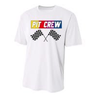 Pit Crew Race Car Hosting Parties Performance Sprint T-Shirt