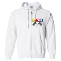 Pit Crew Race Car Hosting Parties Full Zip Hoodie