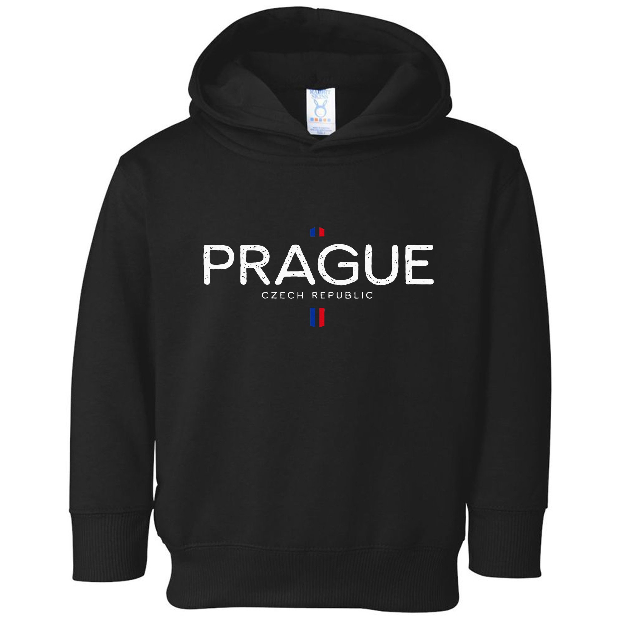 Prague Czech Republic Retro Vintage Toddler Hoodie
