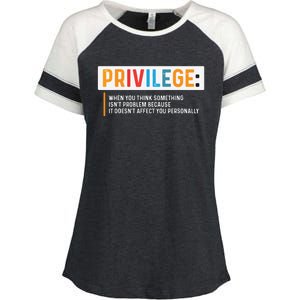 Privilege Civil Rights Tee Equality Tank Top Enza Ladies Jersey Colorblock Tee