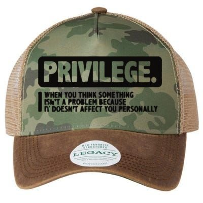 Privilege Civil Right Equality Social Justice Legacy Tie Dye Trucker Hat