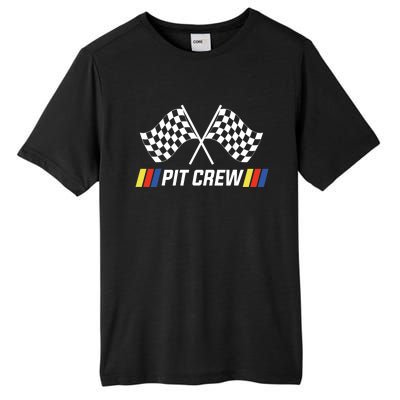 Pit Crew Race Car Parties Parents Pit Racing Drag Dress Tall Fusion ChromaSoft Performance T-Shirt