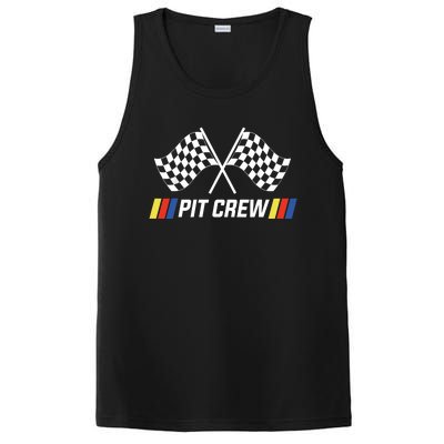 Pit Crew Race Car Parties Parents Pit Racing Drag Dress PosiCharge Competitor Tank