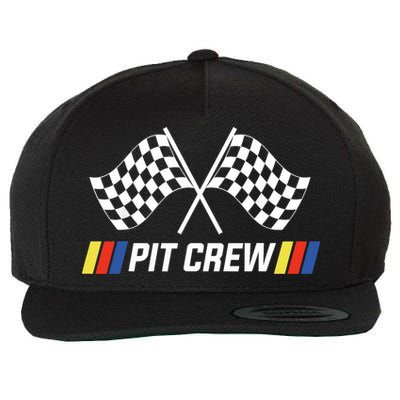 Pit Crew Race Car Parties Parents Pit Racing Drag Dress Wool Snapback Cap