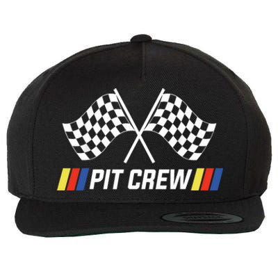 Pit Crew Race Car Parties Parents Pit Racing Drag Dress Wool Snapback Cap