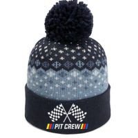 Pit Crew Race Car Parties Parents Pit Racing Drag Dress The Baniff Cuffed Pom Beanie