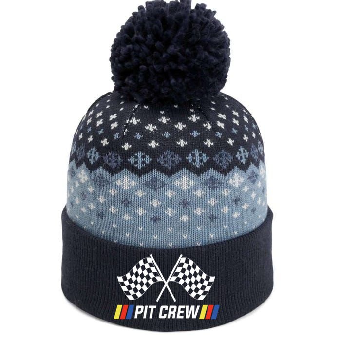 Pit Crew Race Car Parties Parents Pit Racing Drag Dress The Baniff Cuffed Pom Beanie