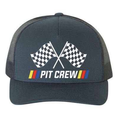 Pit Crew Race Car Parties Parents Pit Racing Drag Dress Yupoong Adult 5-Panel Trucker Hat