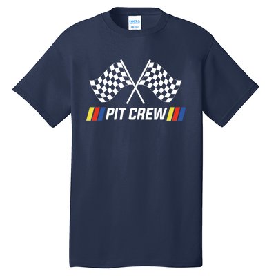 Pit Crew Race Car Parties Parents Pit Racing Drag Dress Tall T-Shirt