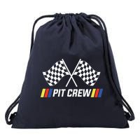 Pit Crew Race Car Parties Parents Pit Racing Drag Dress Drawstring Bag