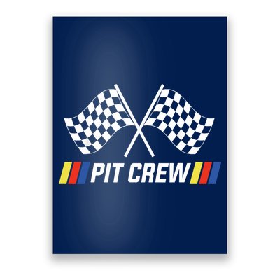 Pit Crew Race Car Parties Parents Pit Racing Drag Dress Poster