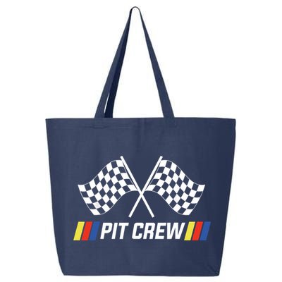 Pit Crew Race Car Parties Parents Pit Racing Drag Dress 25L Jumbo Tote