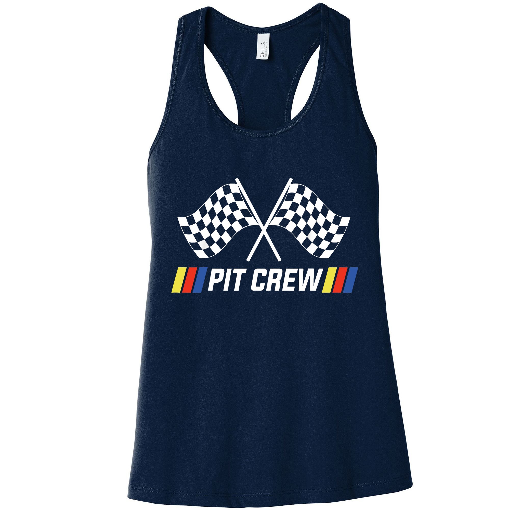 Pit Crew Race Car Parties Parents Pit Racing Drag Dress Womens Tank Top
