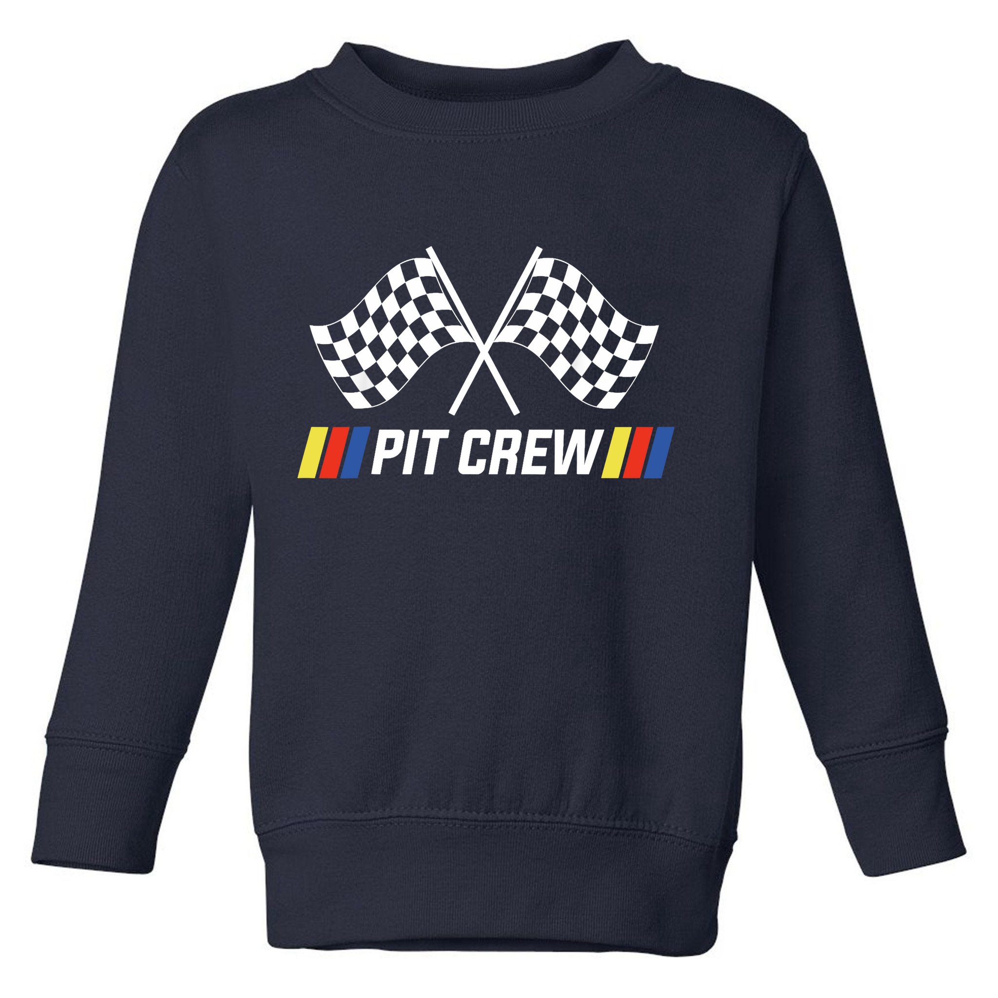 Pit Crew Race Car Parties Parents Pit Racing Drag Dress Toddler Sweatshirt