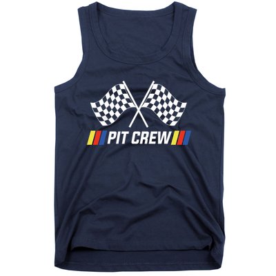 Pit Crew Race Car Parties Parents Pit Racing Drag Dress Tank Top
