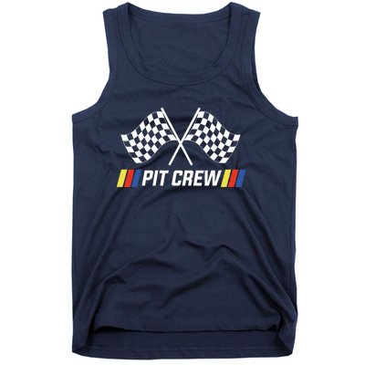 Pit Crew Race Car Parties Parents Pit Racing Drag Dress Tank Top