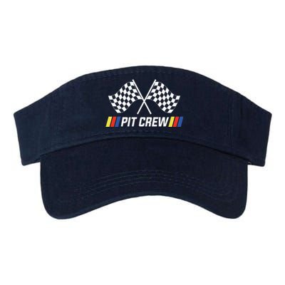 Pit Crew Race Car Parties Parents Pit Racing Drag Dress Valucap Bio-Washed Visor