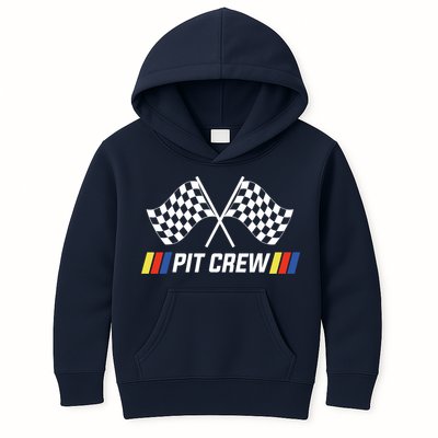 Pit Crew Race Car Parties Parents Pit Racing Drag Dress Kids Hoodie